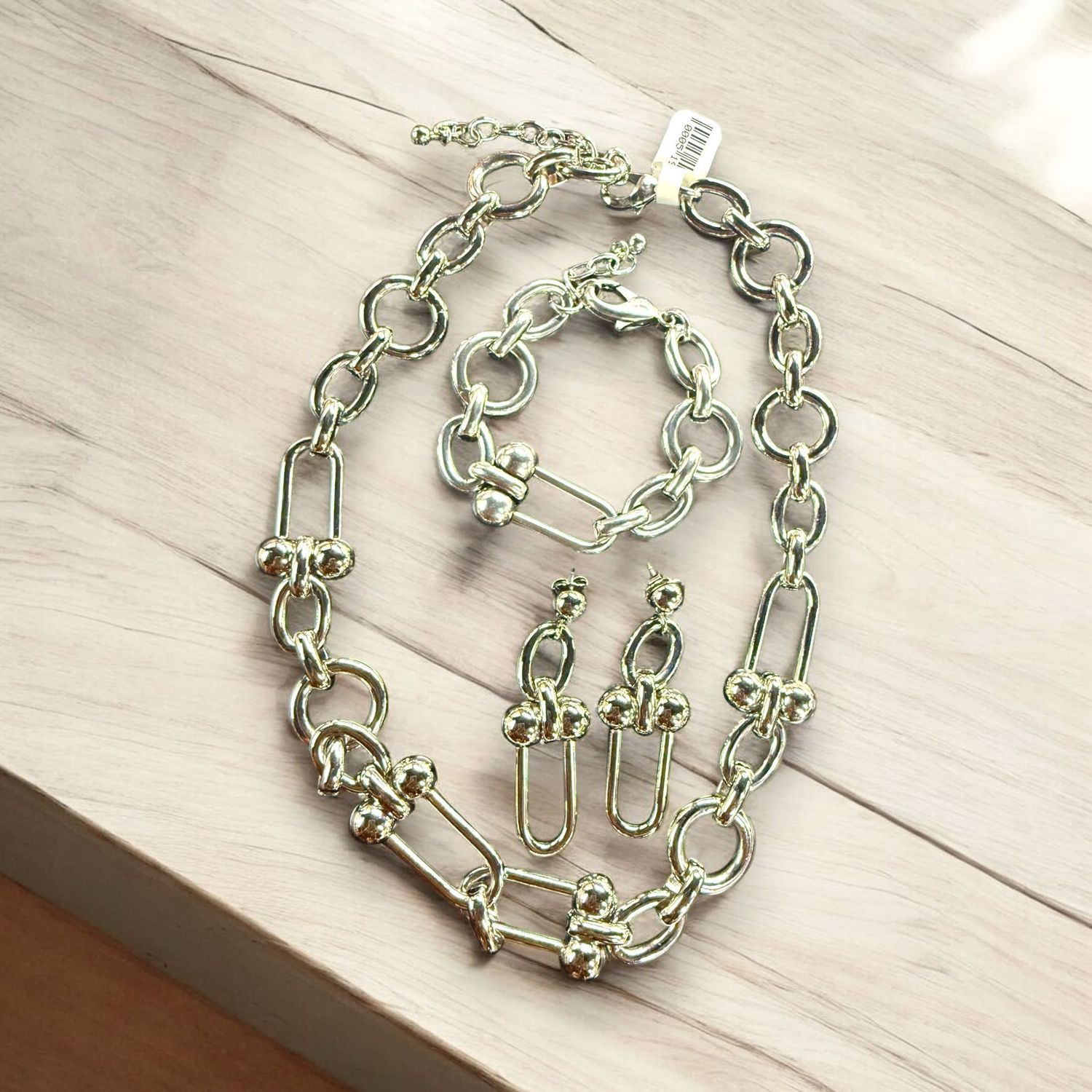 Set 3 piezas eslavón plata