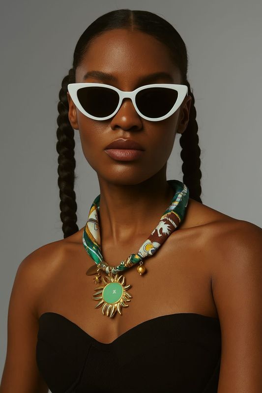 Silk  Necklace by 4 soles