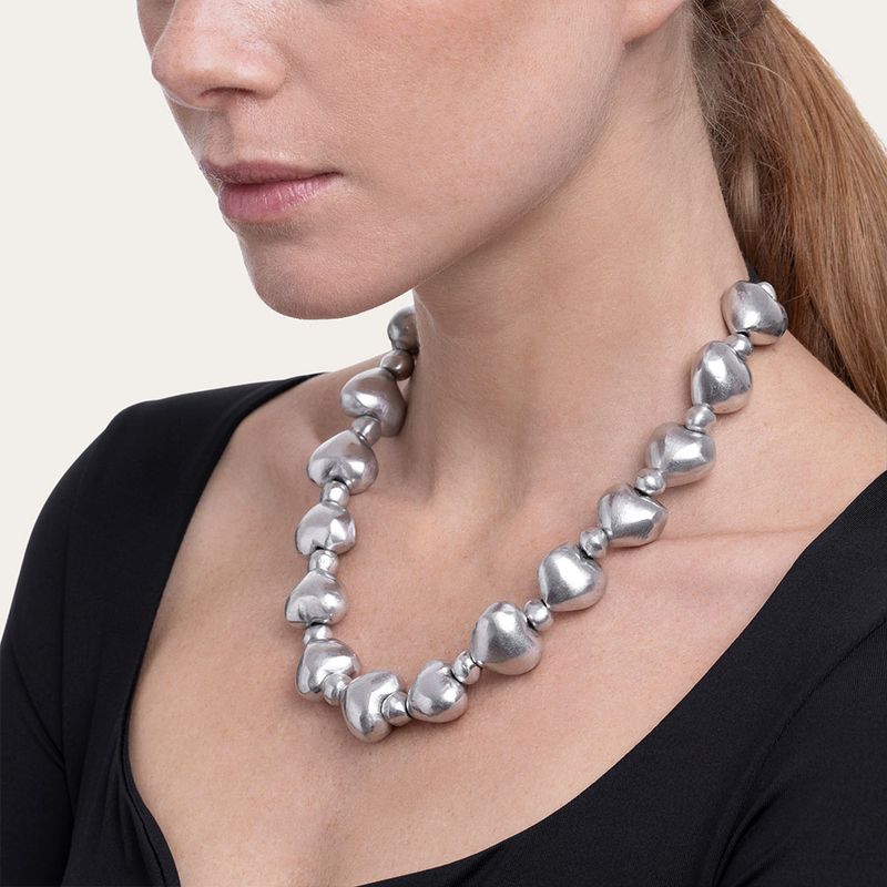 al02229COLLIER 14 COEUR BOMBE