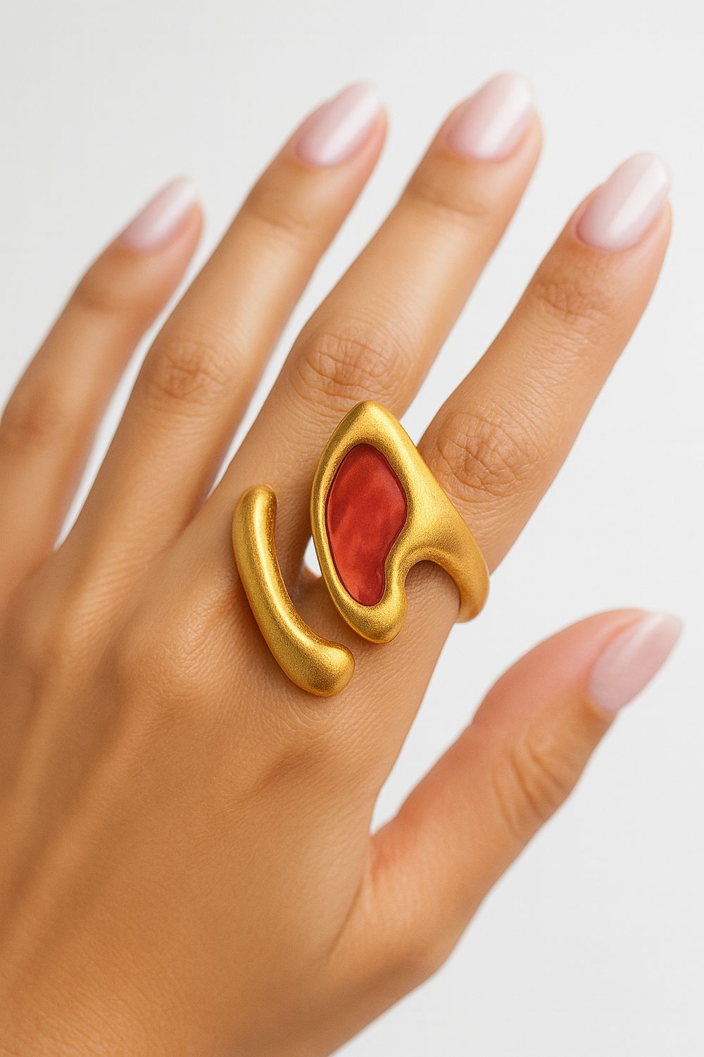 Coral glow ring