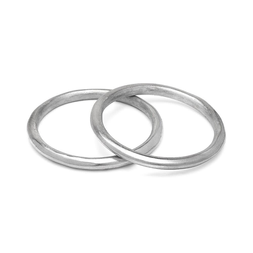 BRACELET RIGIDE 1 CM 2 PIECES