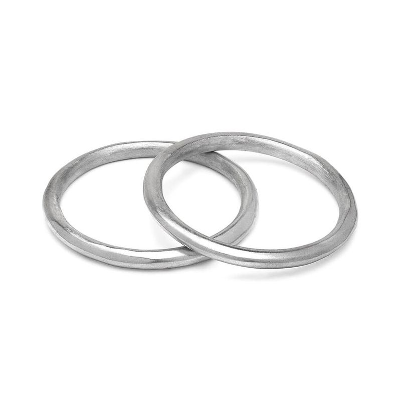 BRACELET RIGIDE 1 CM 2 PIECES