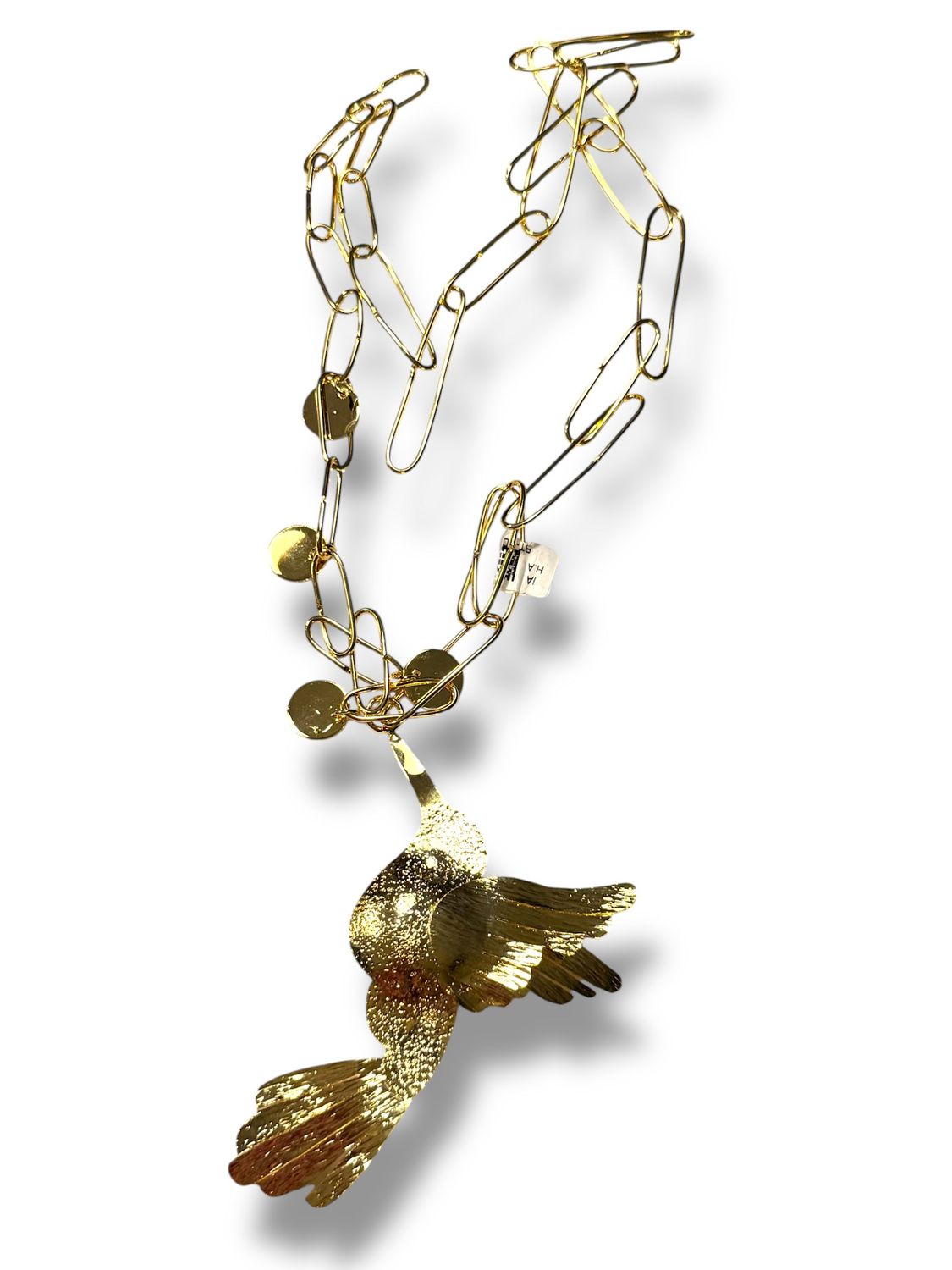 Gold Bird Chain Belt/Necklace 34”