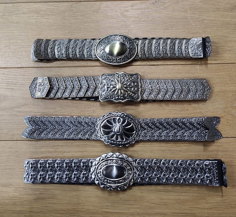 Metal brass elastic belt 