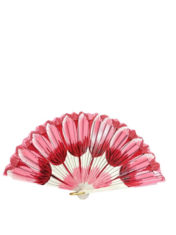 Tulip hand fan