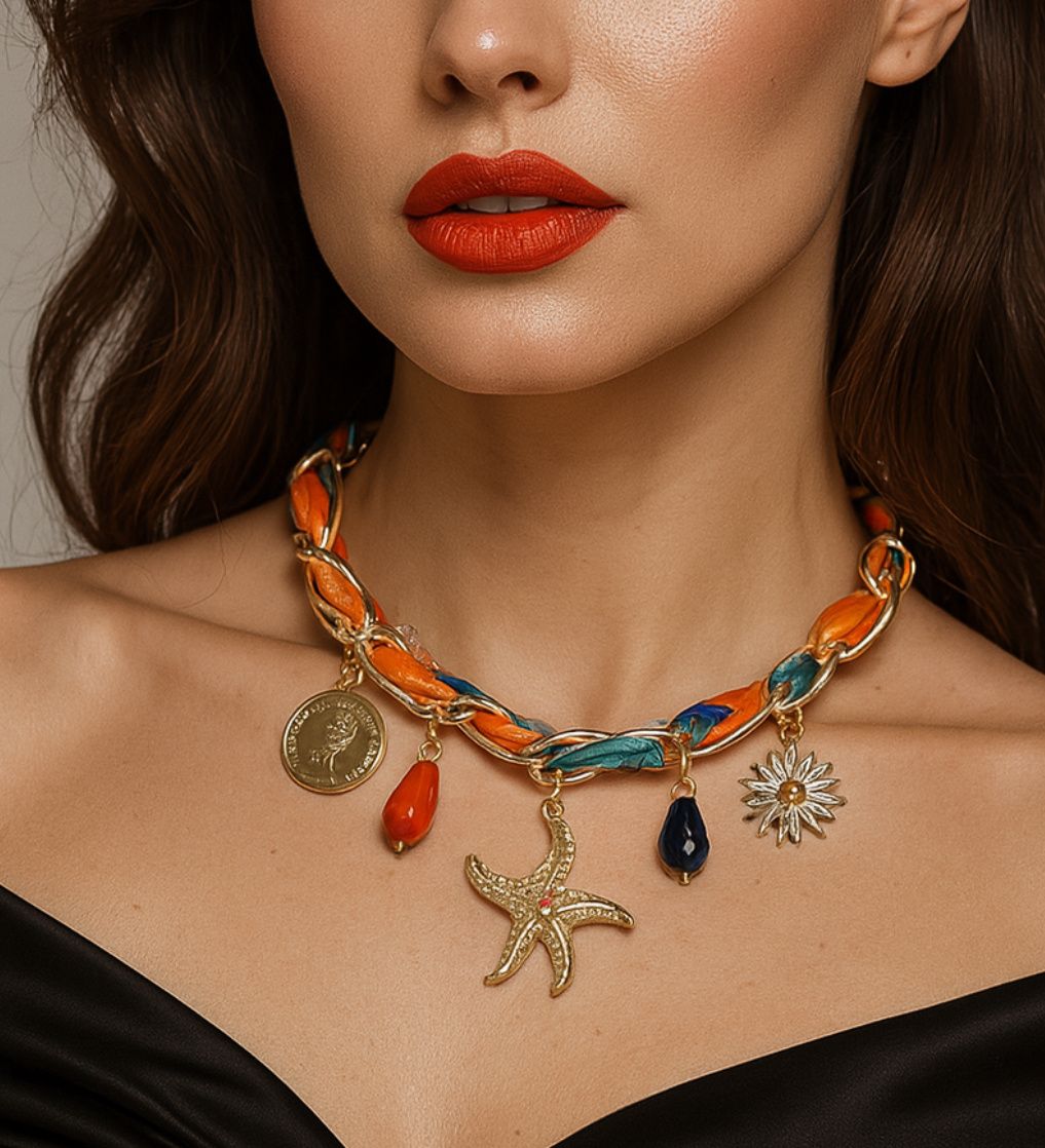 Starfish Charm Necklace