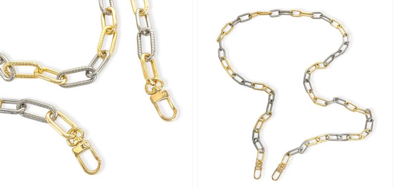 Two Tone Paperclip Phone Chain SKU: