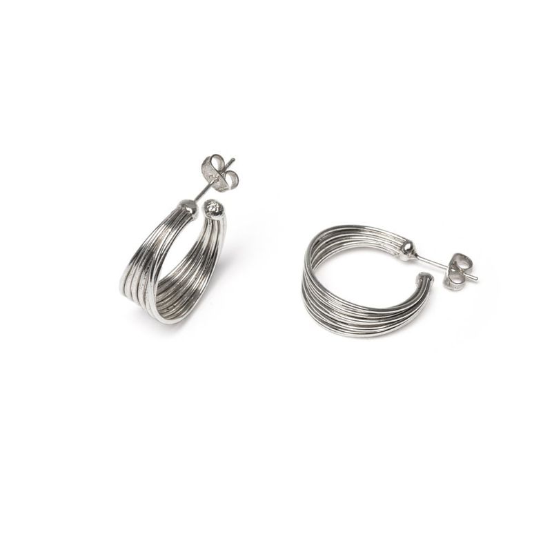 mi3090ORECCHINI CERCHIO PICCOLO MULTI FILI