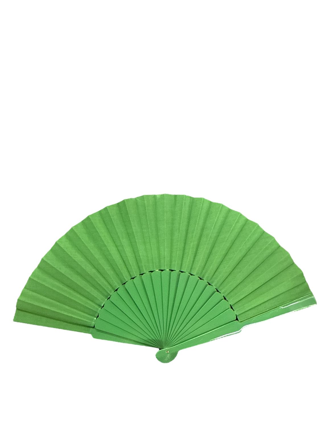 Green 12” hand fan