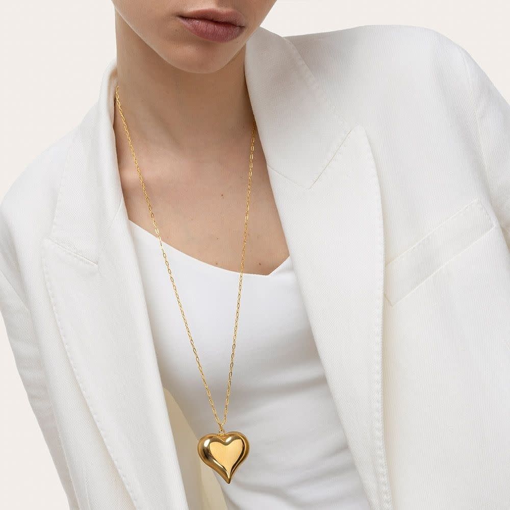 MAXI HEART NECKLACE   GST1008