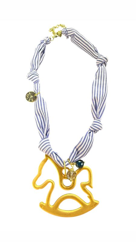Rocking Horse Charm Necklace by