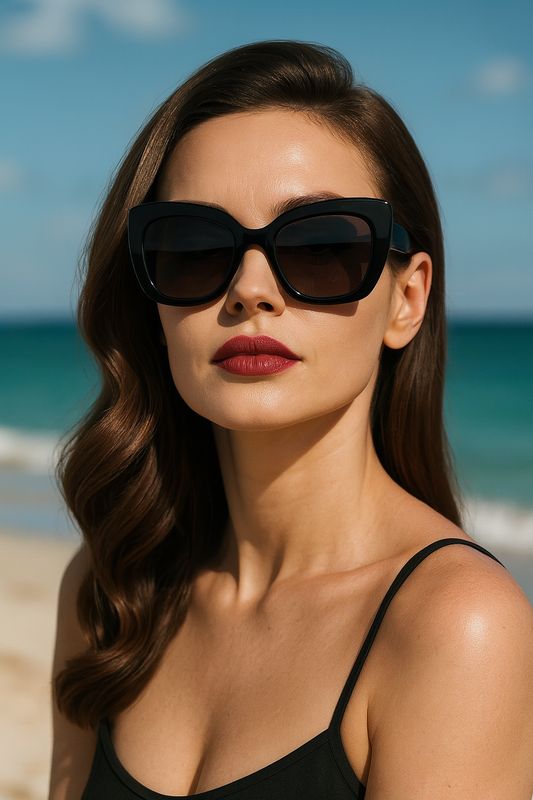 SUNGLASSES SEOUL BLACK S017