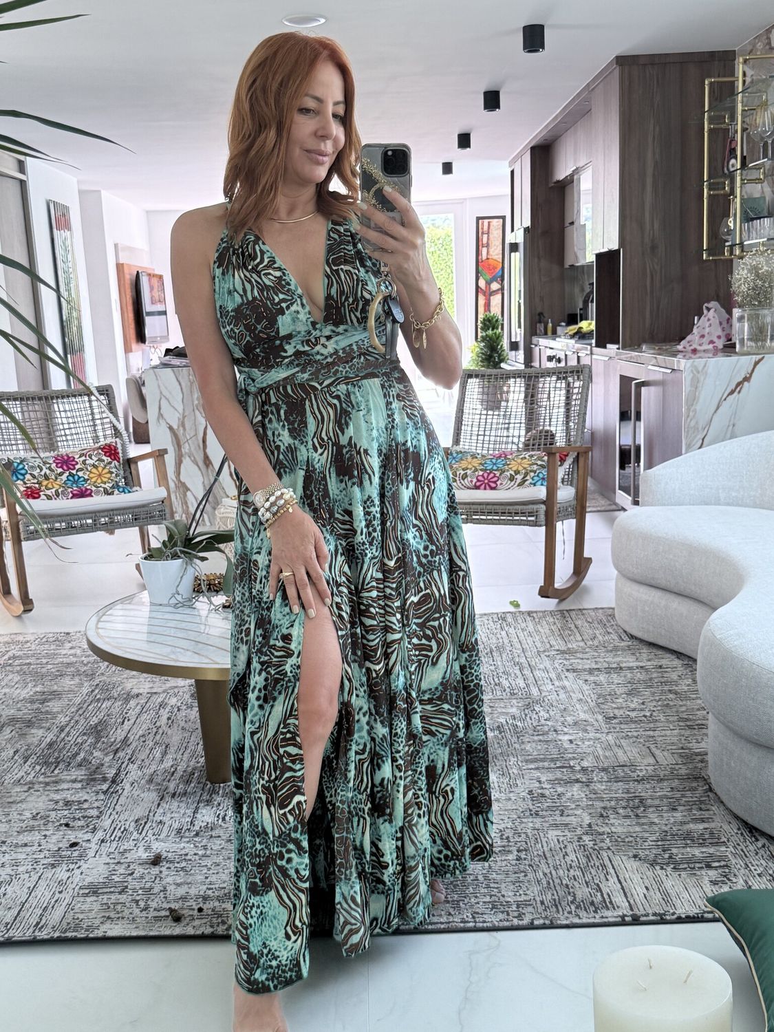 VERSÁTIL OPEN BACK MAXI DRESS