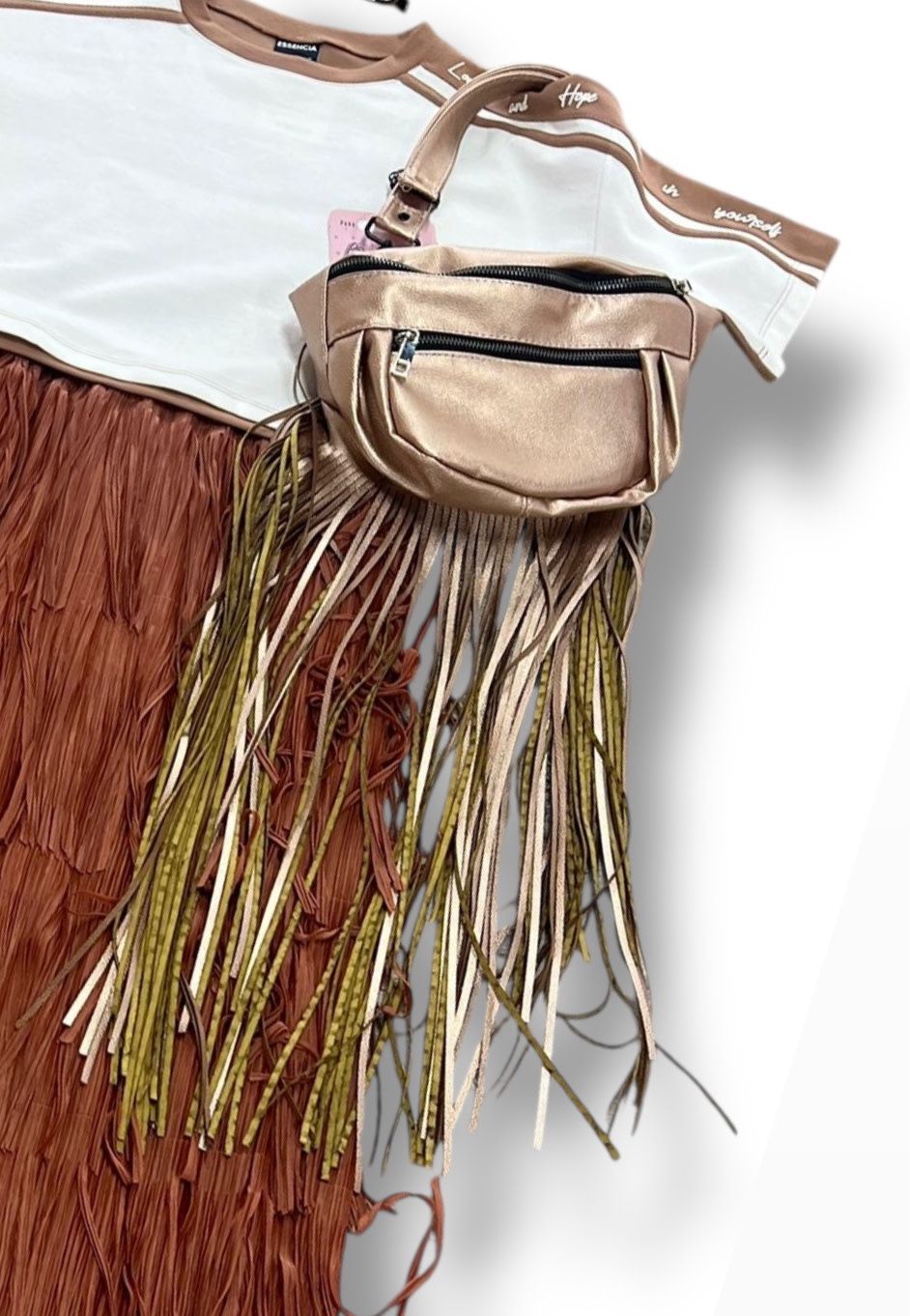 Fringe glam bag