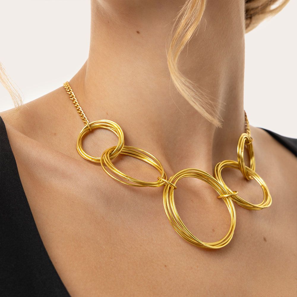 DD04053COLLANA 5 CERCHI