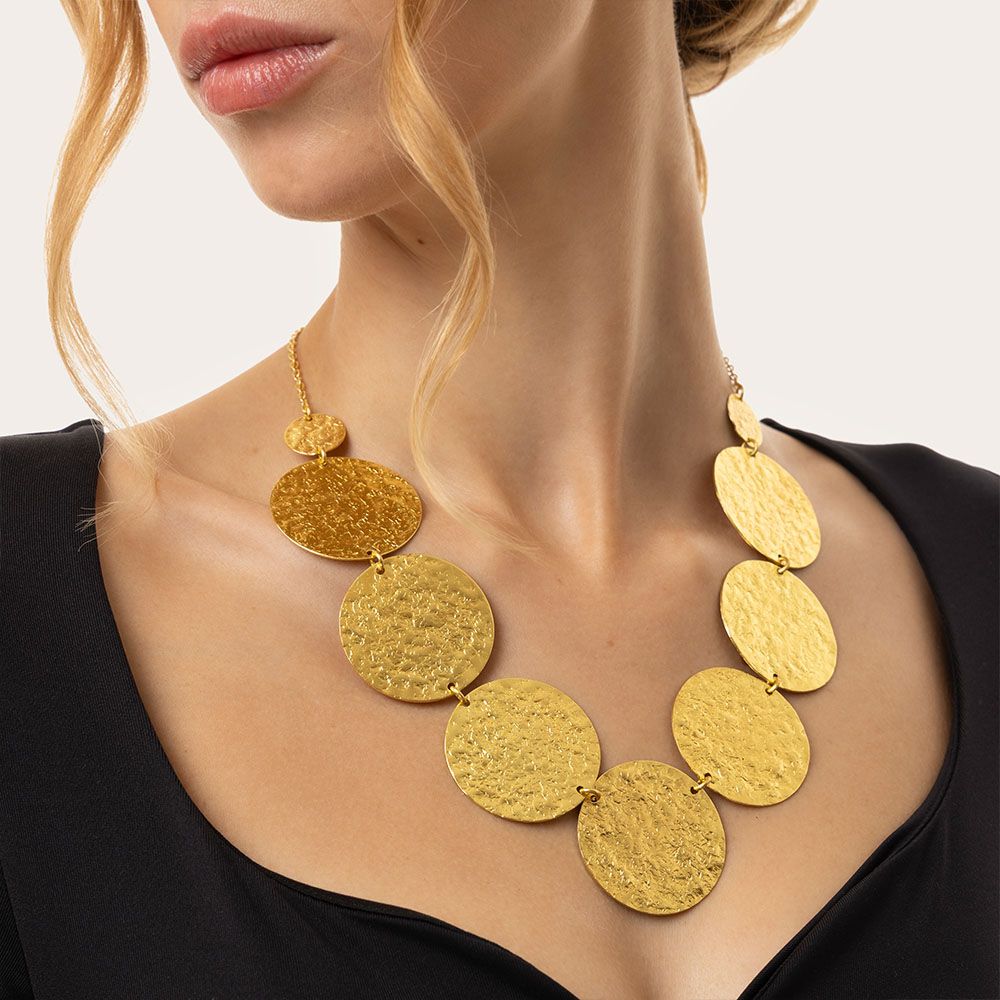 DD04052COLLANA 7 PLACCHE CERCHI DD04052