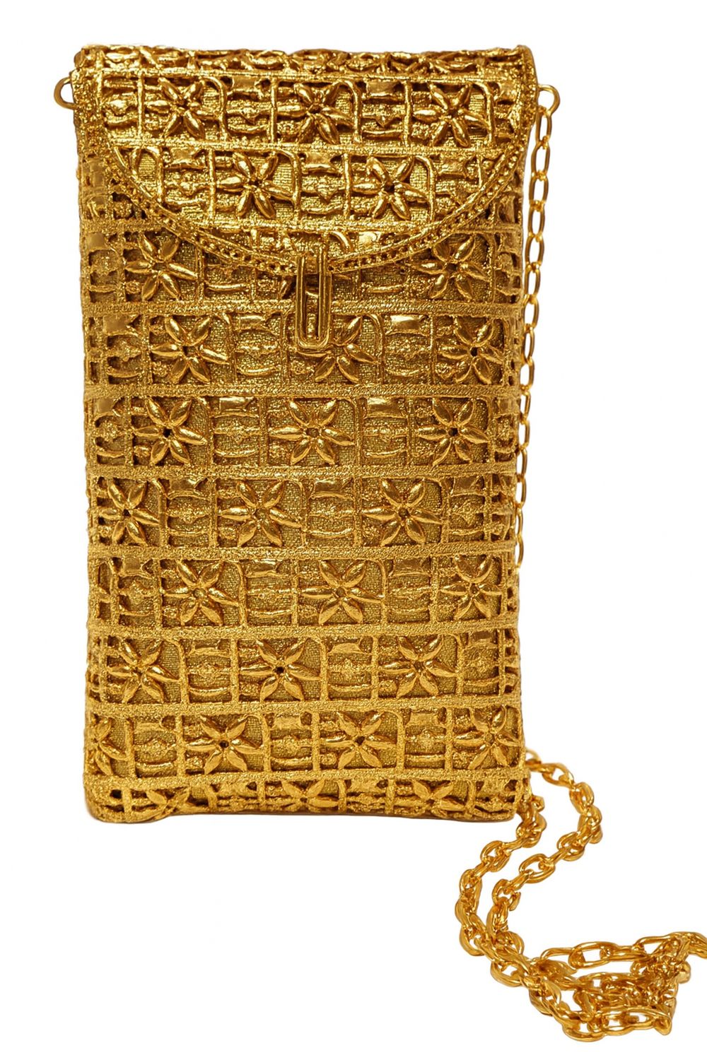 Antique Gold Filigree Bag