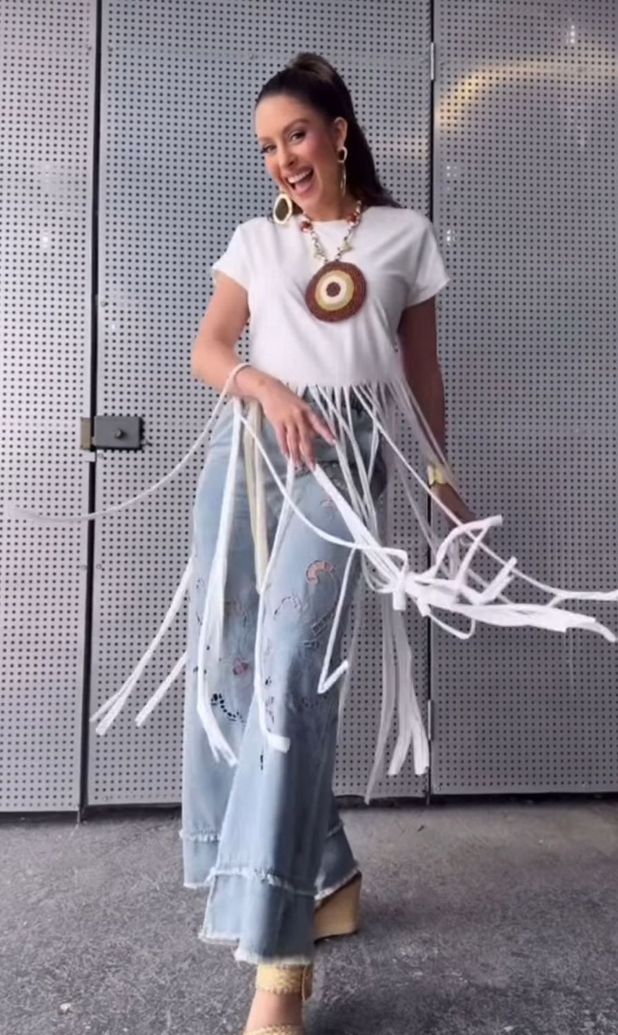 Fringe Fun Shirt  w/necklace