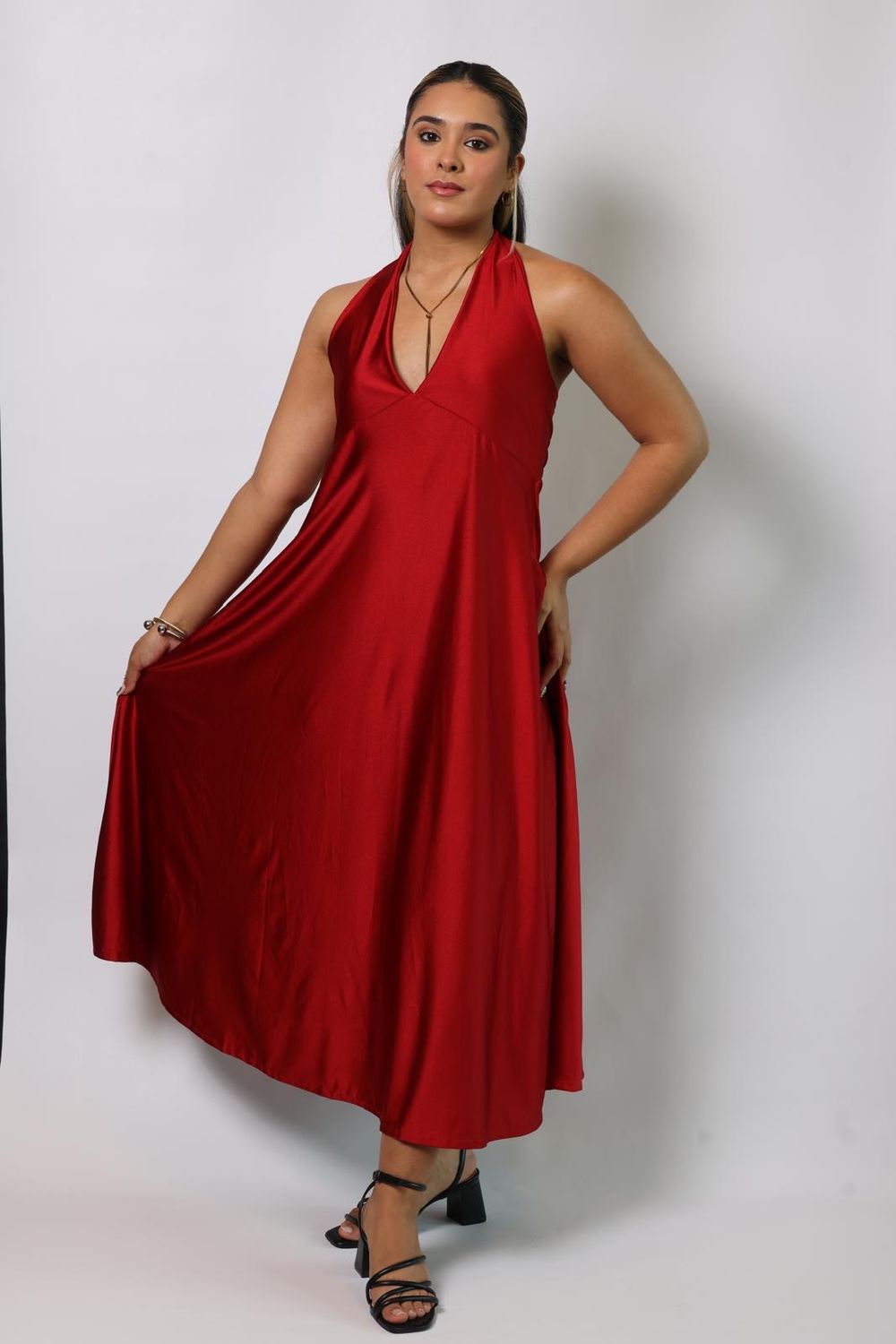 Halter dress one size