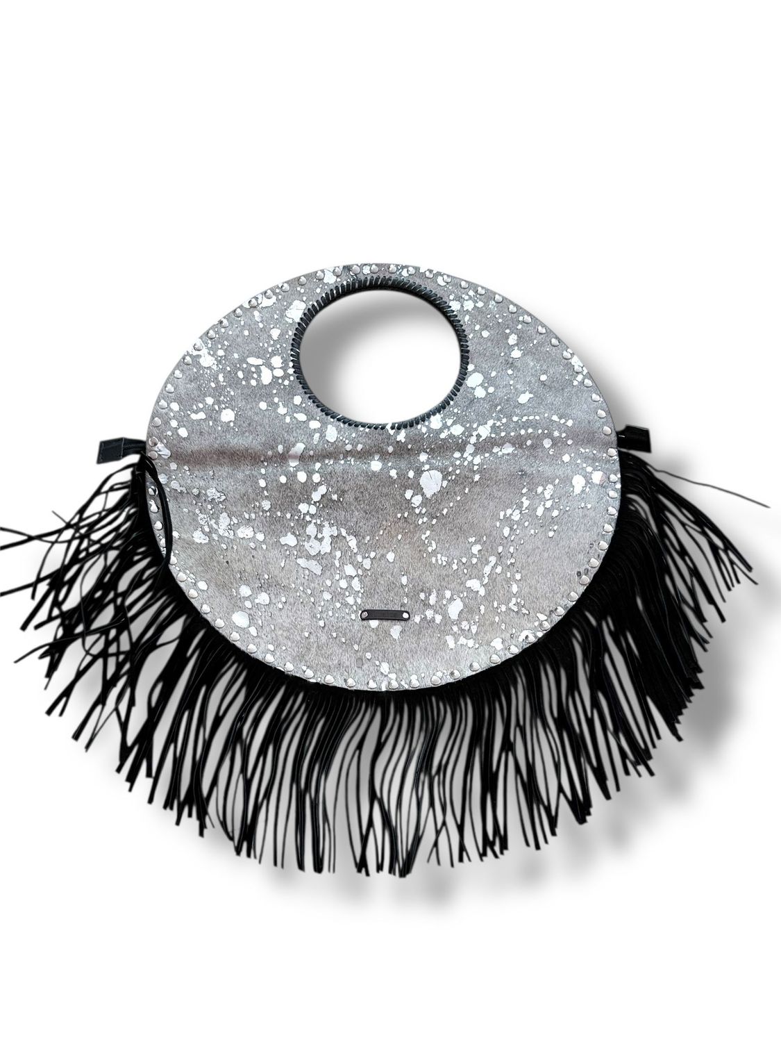 Luna Leather  Bag silver