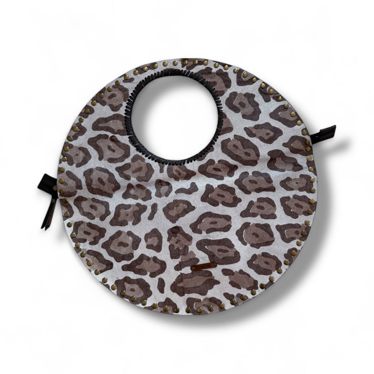 Luna Leather  Bag silver Animal Print