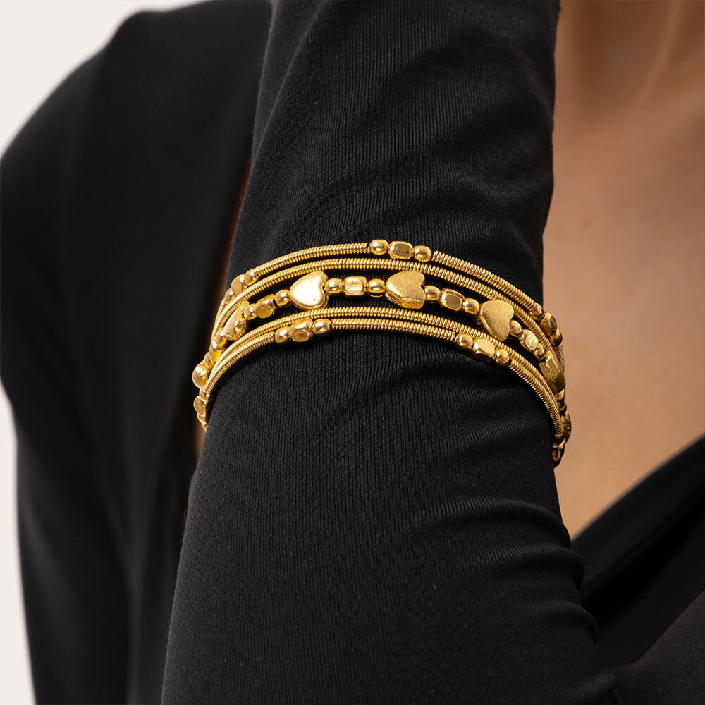 DD11157BRACCIALE MOLLA CUORI