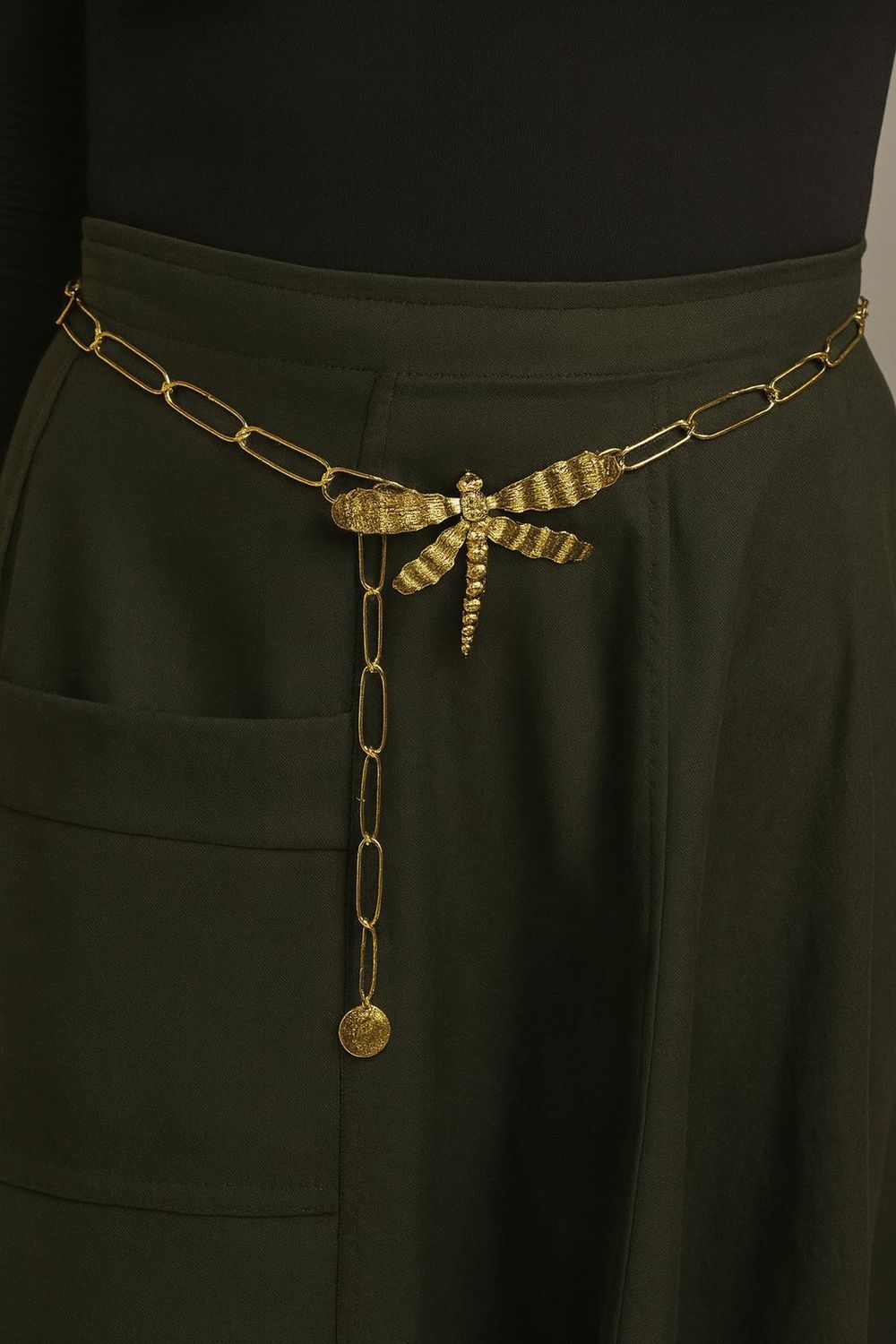 Big Dragonfly  Long Necklace/belt