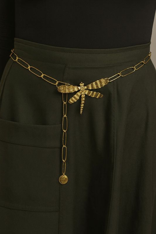 Big Dragonfly  Long Necklace/belt