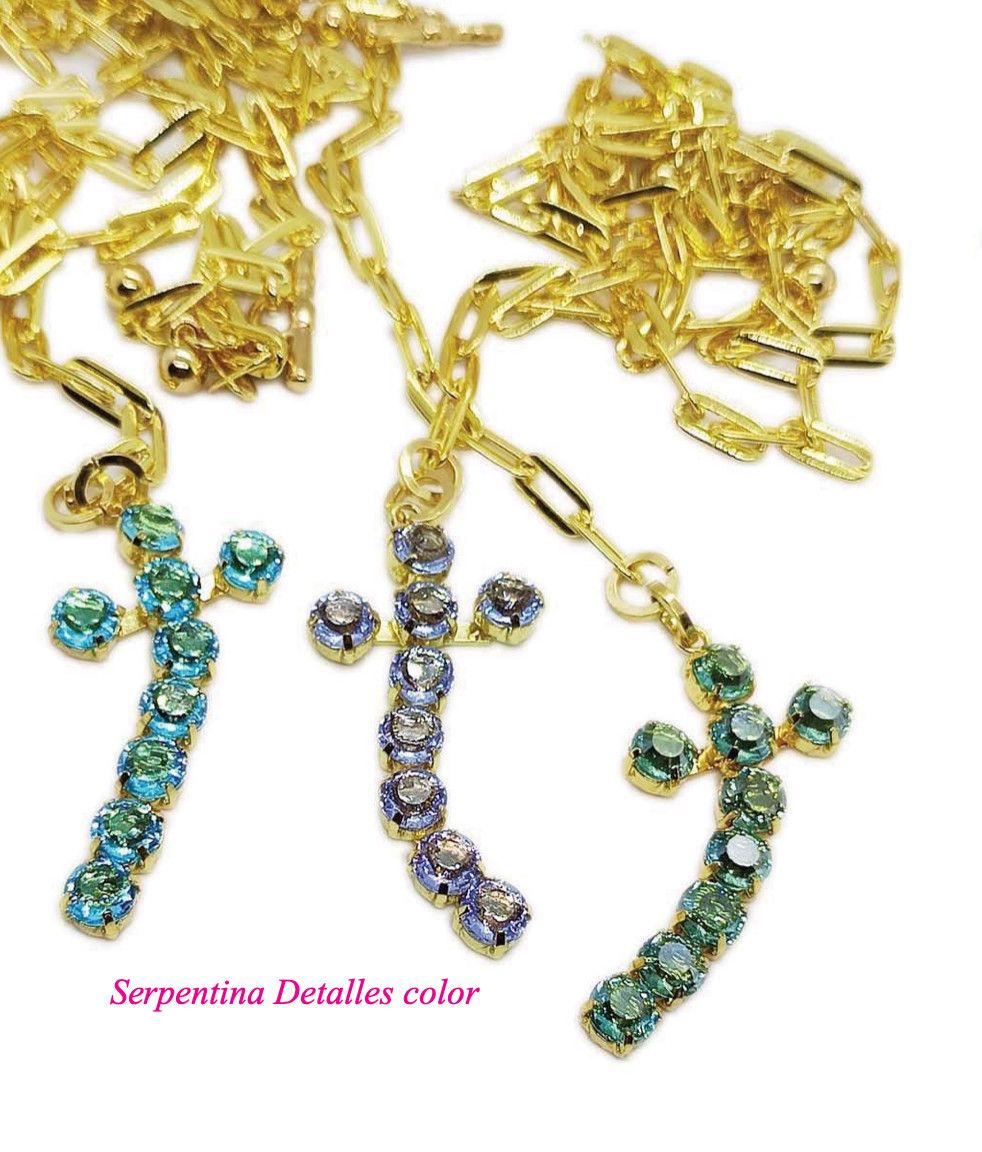  Collar Serpentina gold