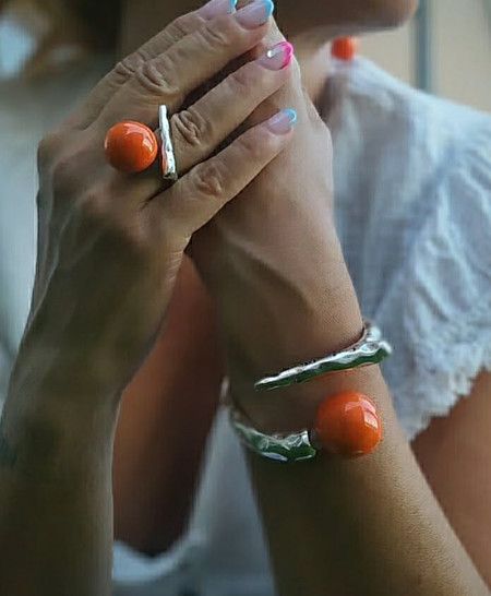 Flecha set Carolina Olivares silver