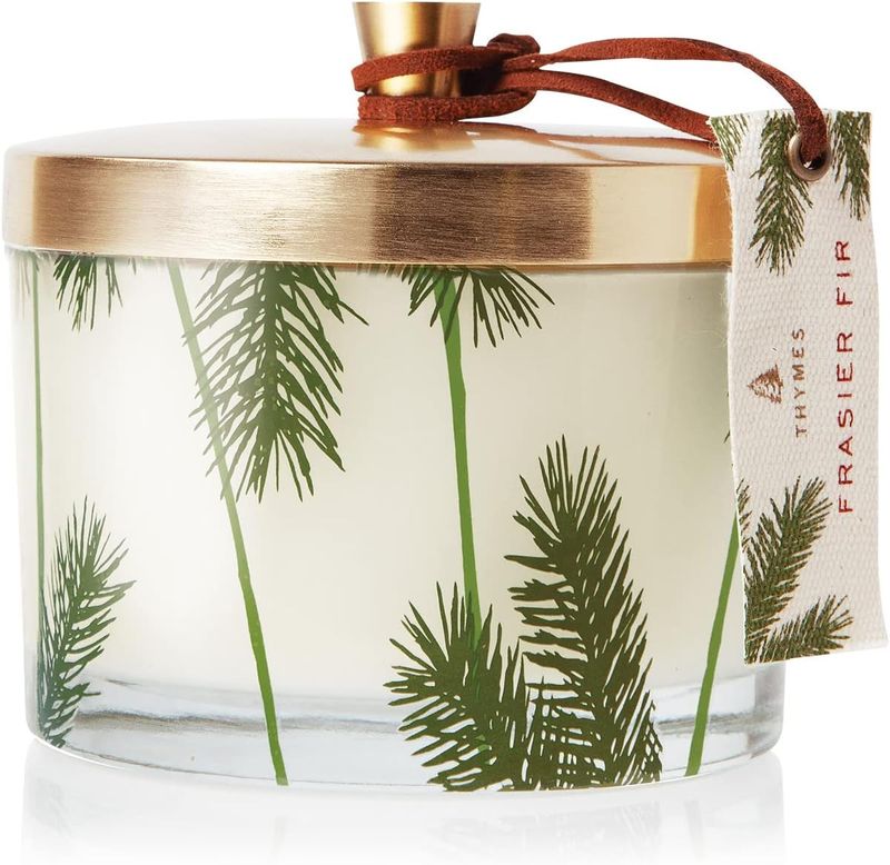 Frasier Fir Pine Needle Poured 3-Wick Candle