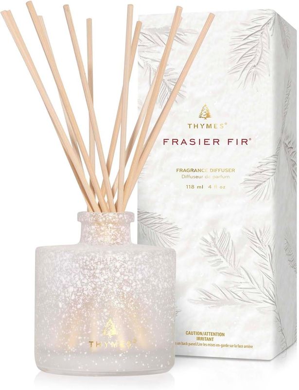 Thymes Frasier Fir Flocked Petite Diffuser