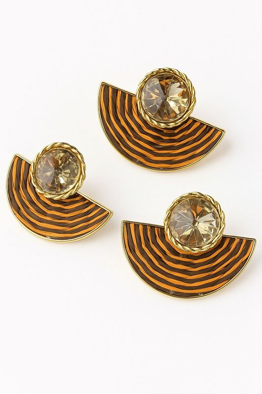 Iraca Crystal Moon &amp; Ring Tiger