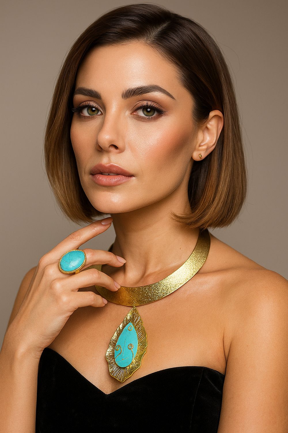 Turquoise Statement Necklace