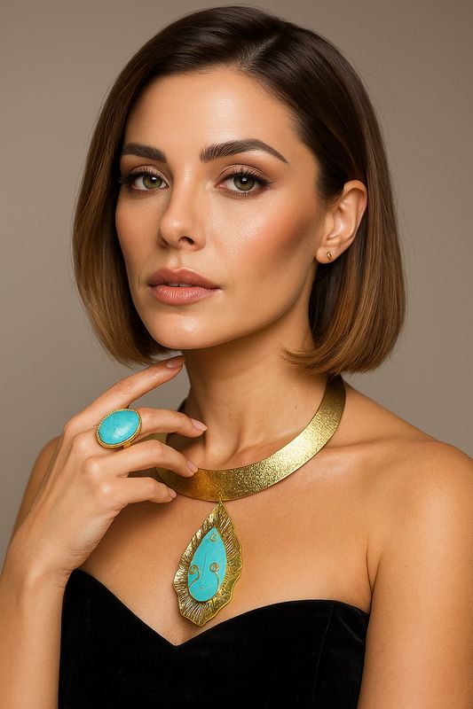 Turquoise Statement Necklace