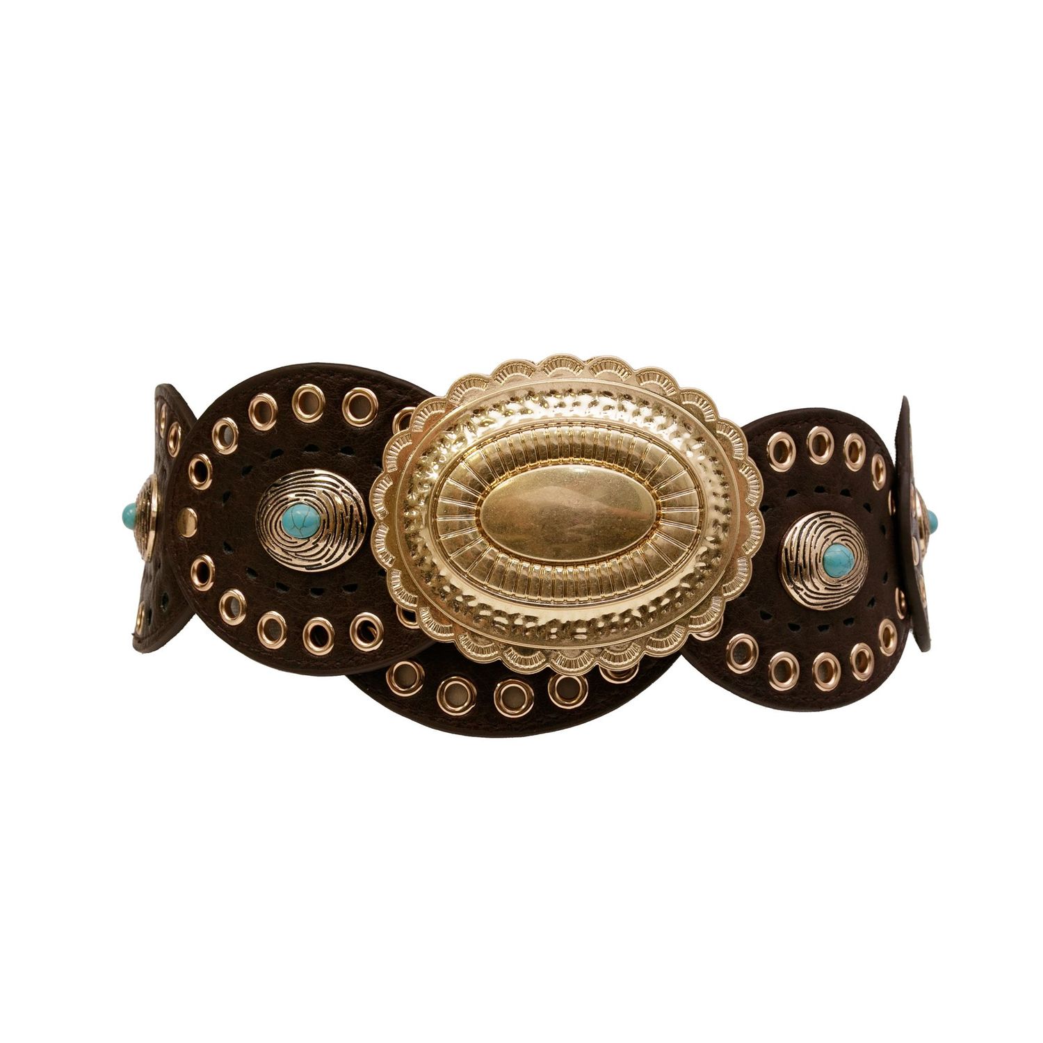 TURQUOISE WESTERN STRETCH BELT