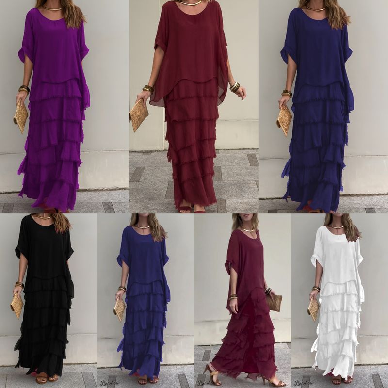 Silk Maxi Dress one size