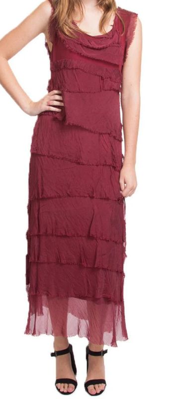 Fringe Layer Maxi Dress One size