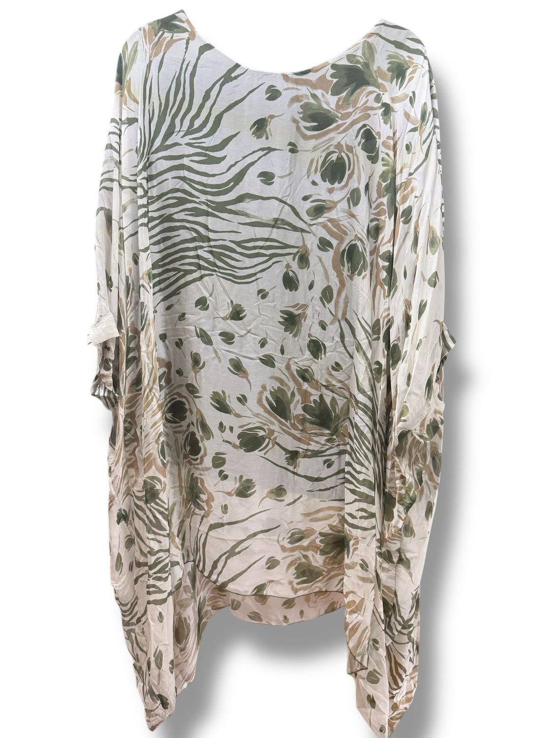 Botanic Flow Silk Tunic One size