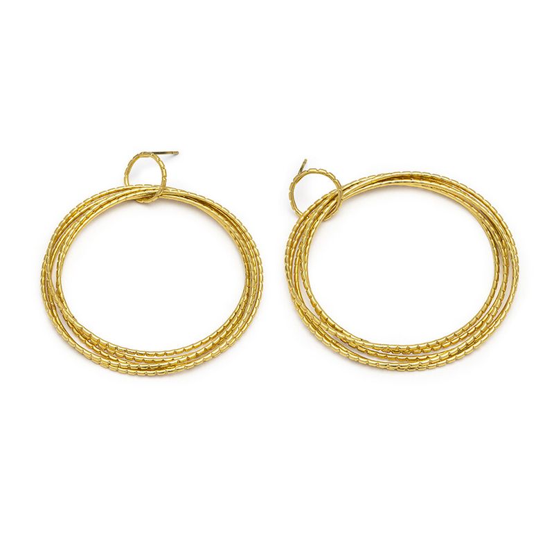 dd16158ORECCHINI MULTI CERCHI LUMINOSI