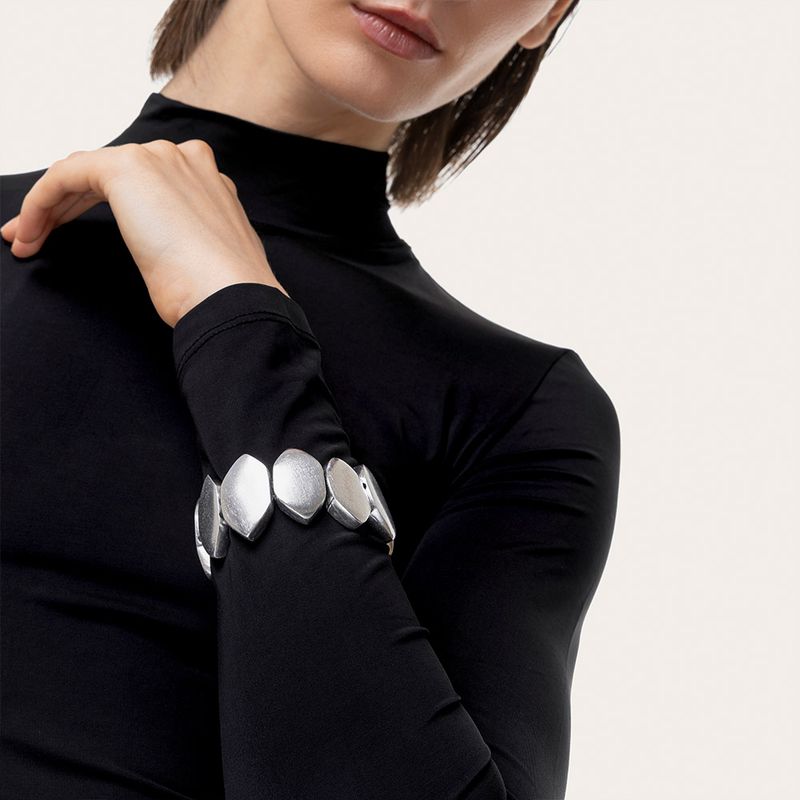 al01175BRACELET 10 LOSANGES ARRONDI