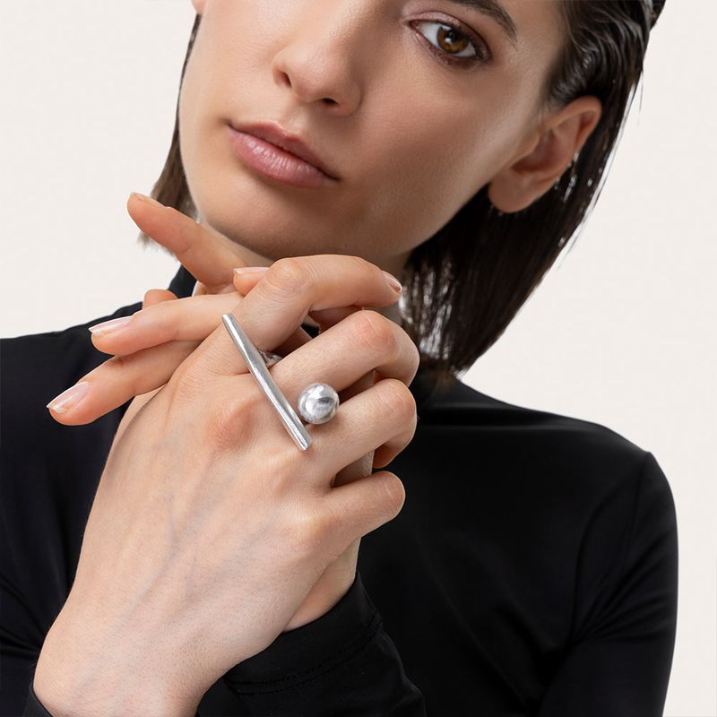 al16250 BAGUE BOULE ET BARRETTE