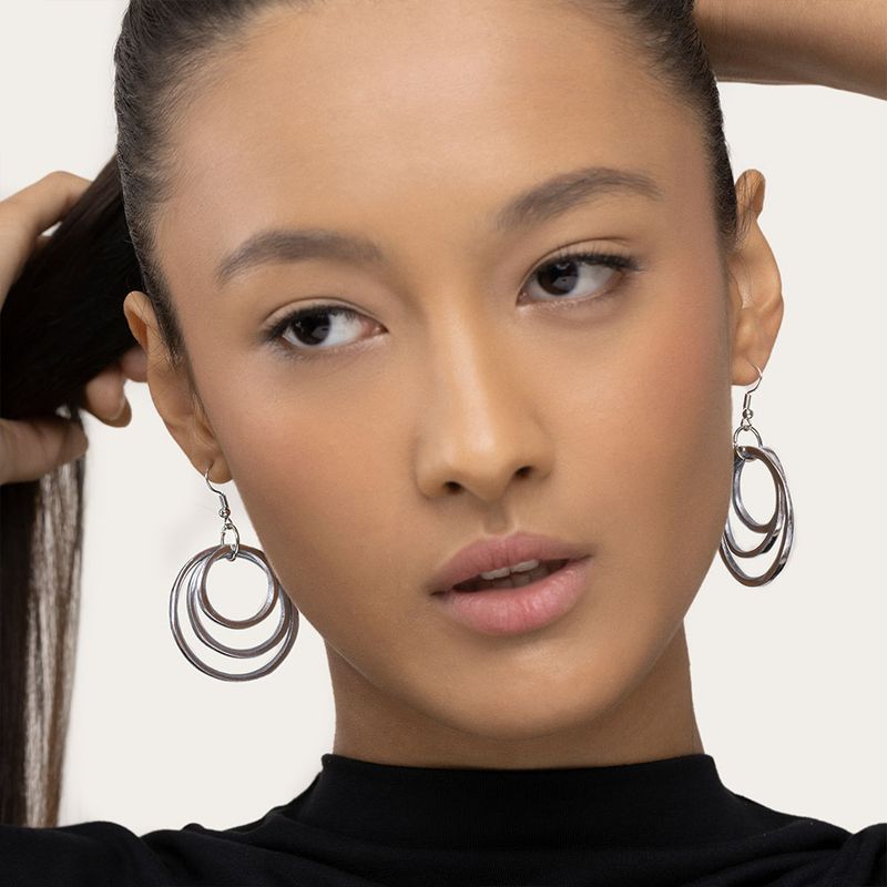 al17172ORECCHINI 3 RONDE FINE PM