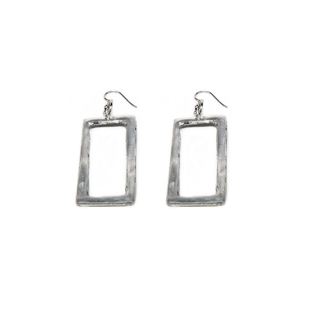 al17207ORECCHINI FIN RECTANGLE