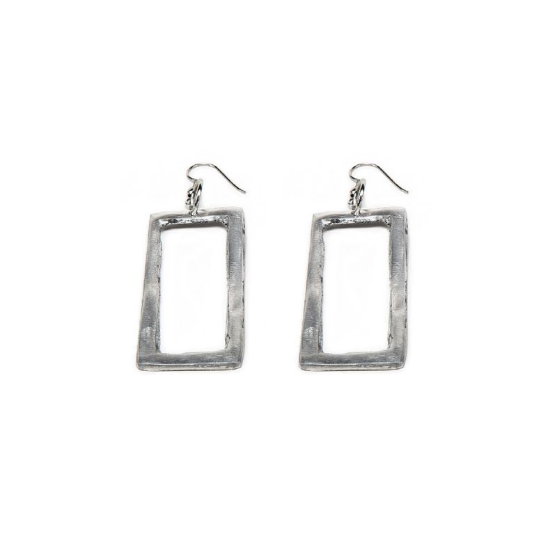 al17207ORECCHINI FIN RECTANGLE