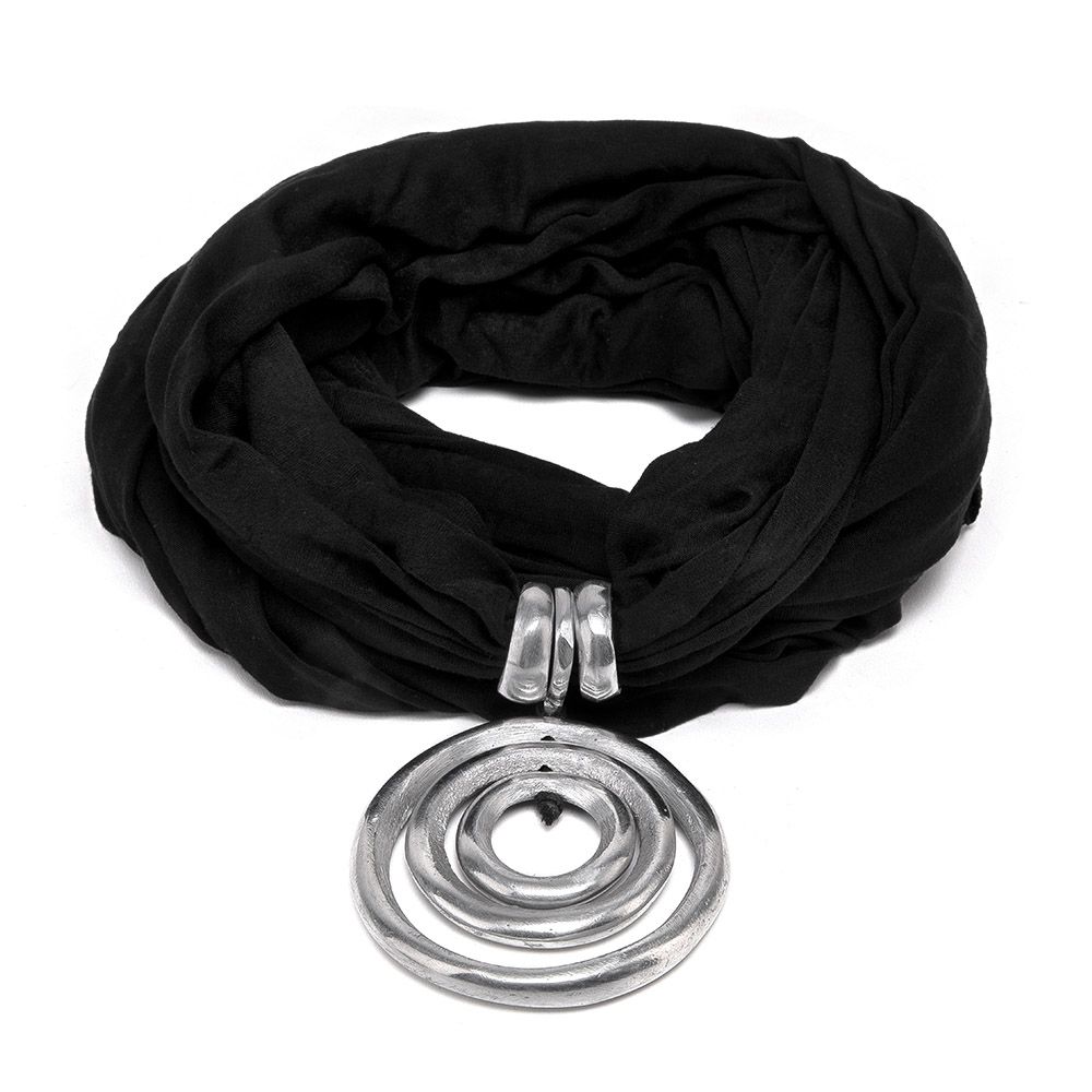 al18045ESCHARPE 3 RONDES CONCENTRIQUES NOI