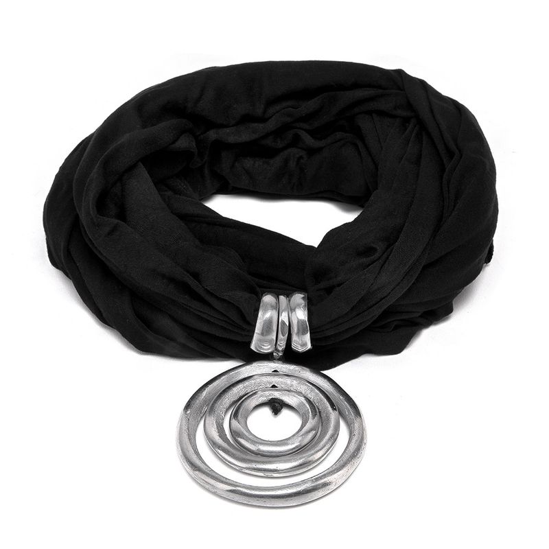 al18045ESCHARPE 3 RONDES CONCENTRIQUES NOI