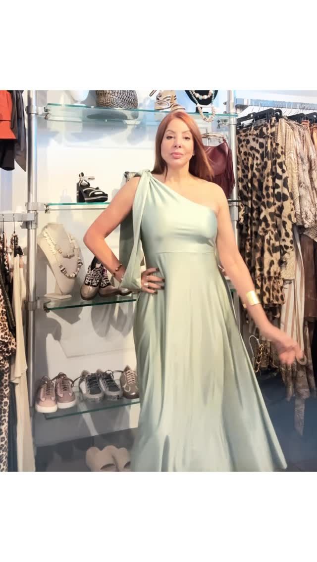 One Shoulder Lycra Dress One size