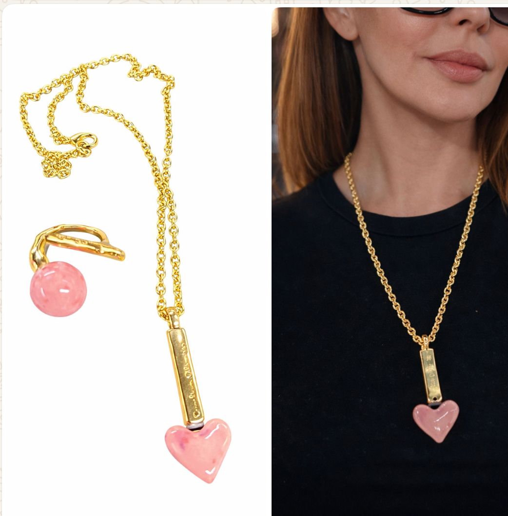 Heart necklace &amp; flecha ring