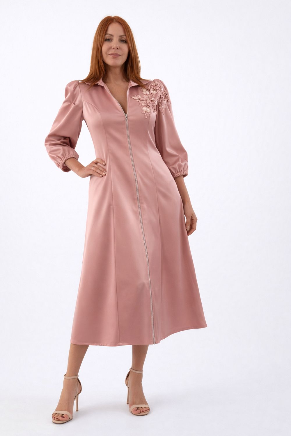 Talwoo dress rose gold 